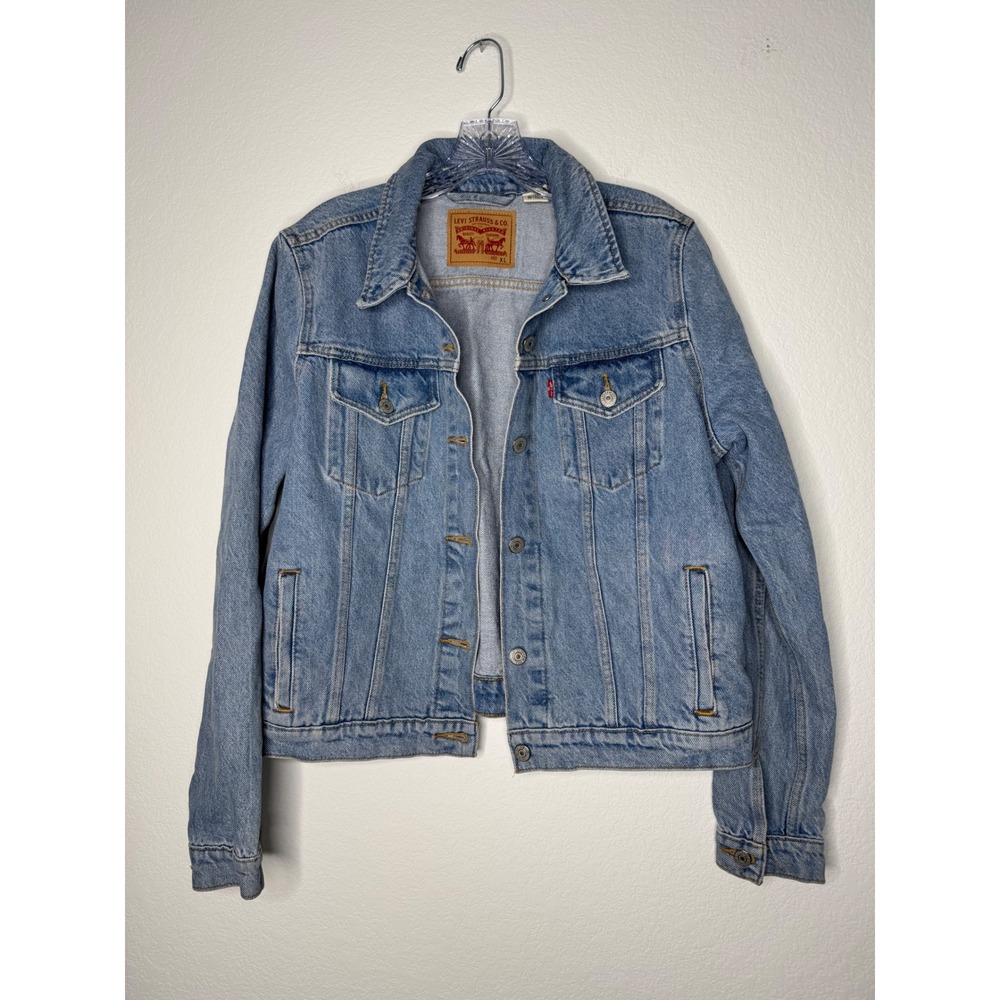 Levis Womens Original Trucker Denim Jacket‎ Medium Wash Blue XL 29945-0040